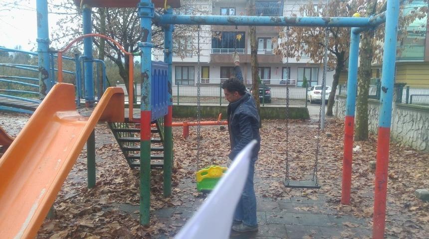 Park ve bahçelerden bakım ve onarım çalışmaları