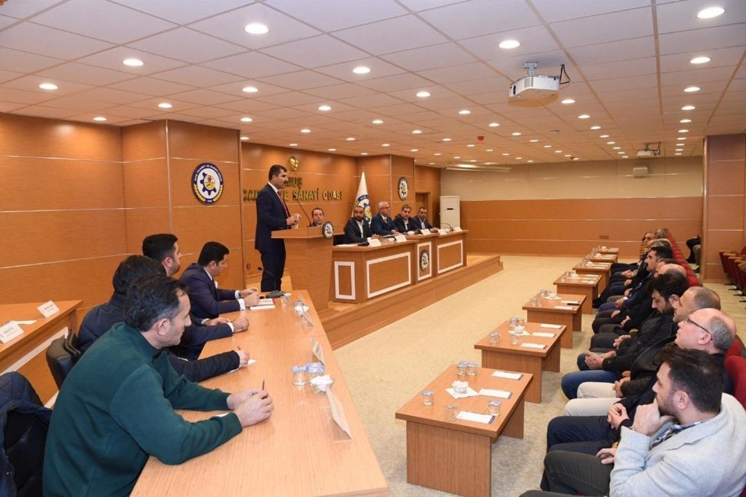 Başkan Asya, Muş TSO meclis &uuml;yelerine hizmetlerini anlattı