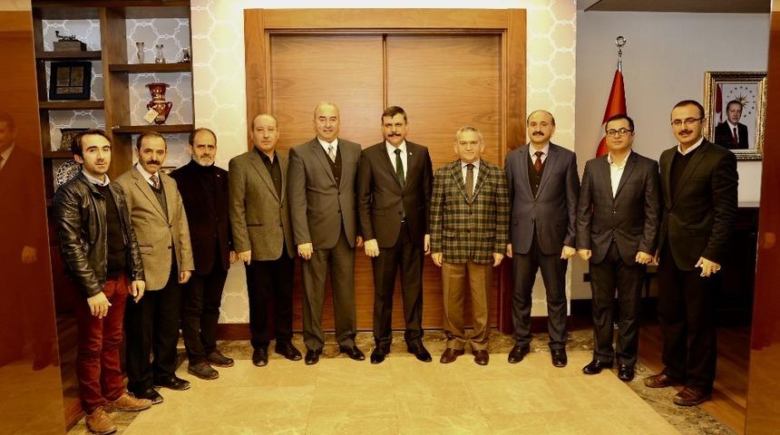 Çorum Gazeteciler Cemiyeti’nden Vali Çiftçi’ye ziyaret