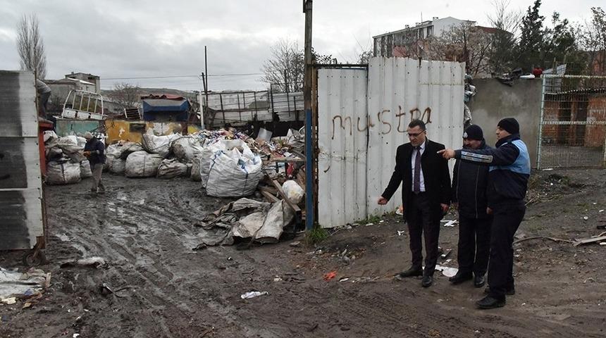 Çorlu’da atık toplayıcılarla ilgili denetimler sürüyor