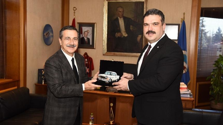 Rekt&ouml;r &Ccedil;omaklı&rsquo;ya ziyaretler devam ediyor