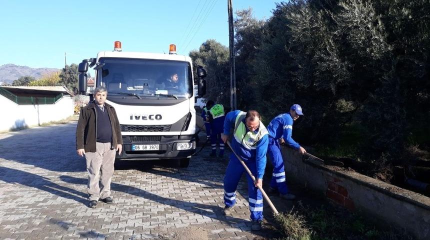 B&uuml;y&uuml;kşehir Bozyurt&rsquo;ta kapsamlı temizlik &ccedil;alışması yaptı