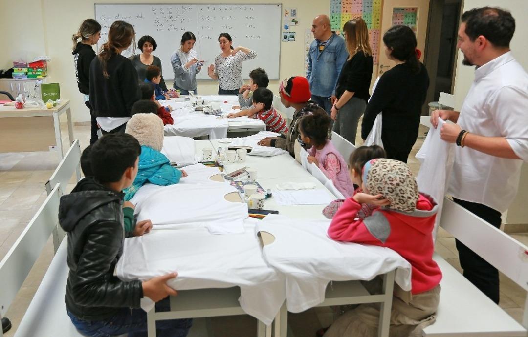 G&ouml;&ccedil;men &ccedil;ocukların tarifsiz mutluluğu