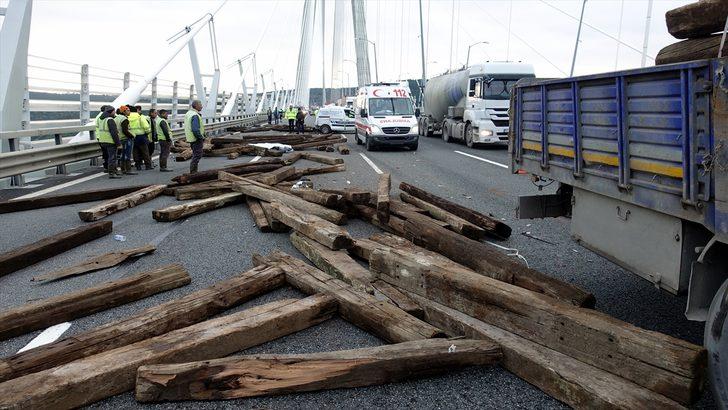 Yavuz Sultan Selim Köprüsü'nde kaza! G2