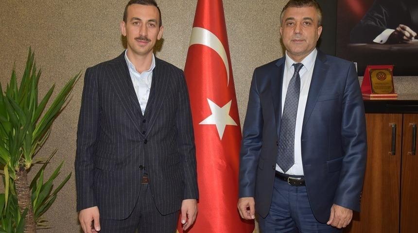 Kaymakam &Ccedil;i&ccedil;ekli&rsquo;den M&uuml;d&uuml;r S&uuml;nnet&ccedil;ioğlu&rsquo;na ziyaret