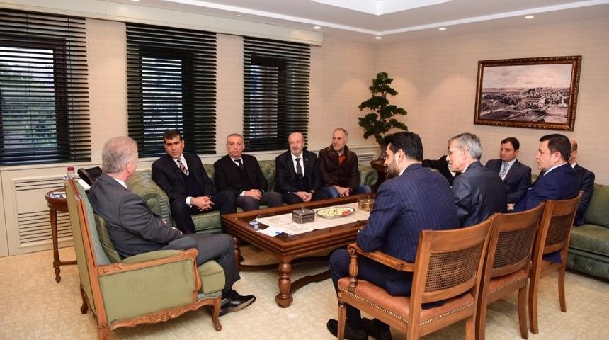 GAİB Vali G&uuml;l&rsquo;e ihracat rakamlarını anlattı