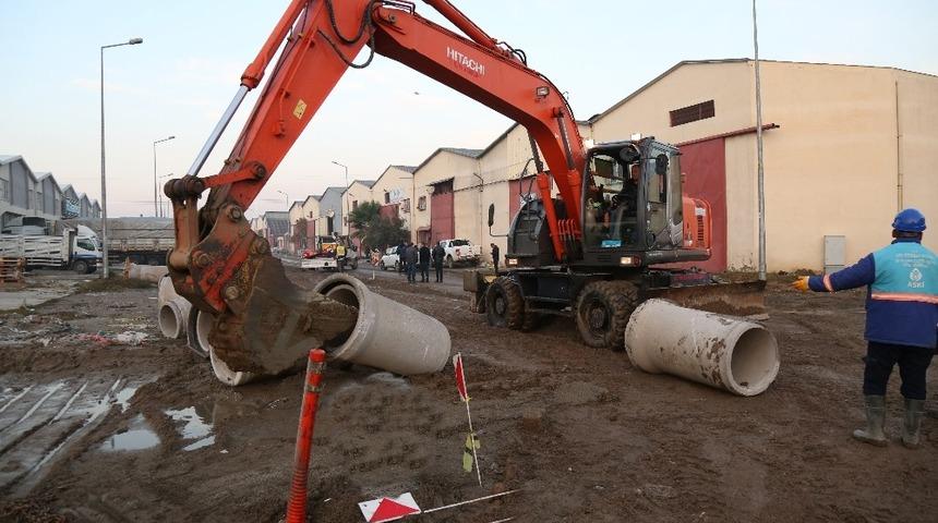 Başkan &Ccedil;er&ccedil;ioğlu, ASTİS&rsquo;i yağmur suyu hattına kavuşturuyor