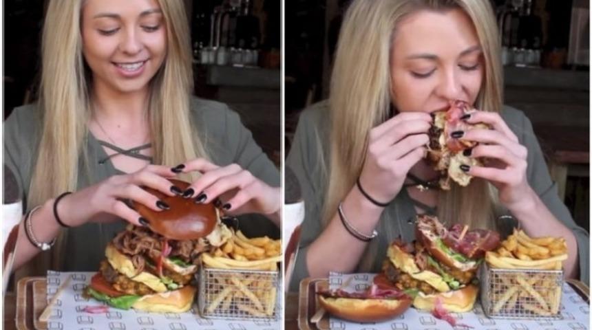 Bir Kiloluk Hamburgeri 10 Dakikada Yiyebilir Misiniz?