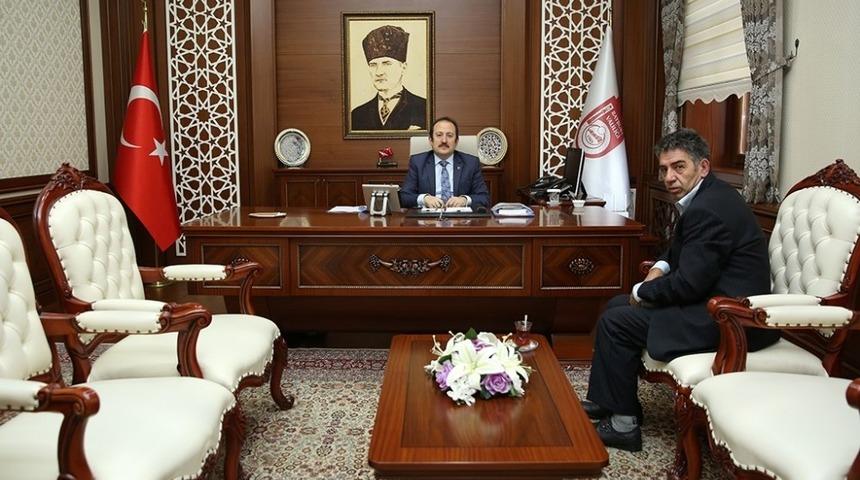 İşadamı Haşlak&rsquo;tan Vali Pehlivan&rsquo;a ziyaret