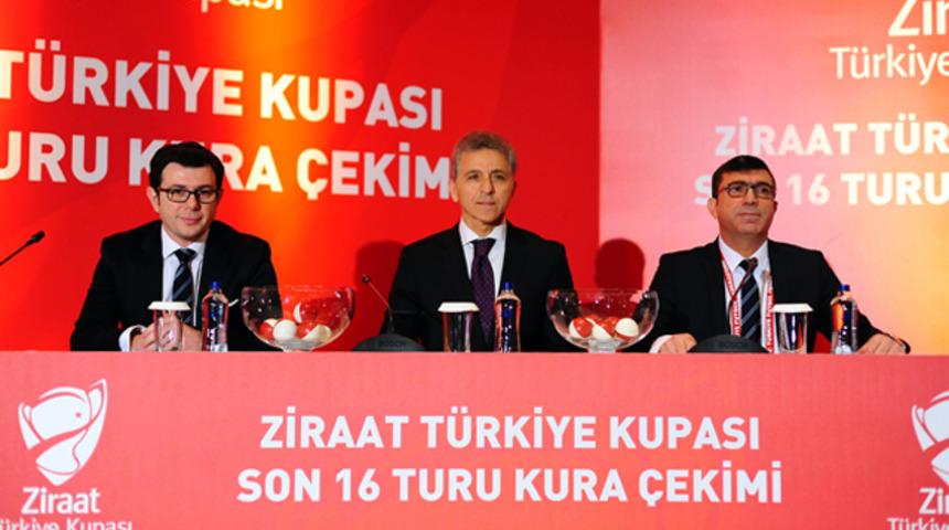 Ziraat T&uuml;rkiye Kupası Son 16 Turu kura &ccedil;ekimi yapıldı
