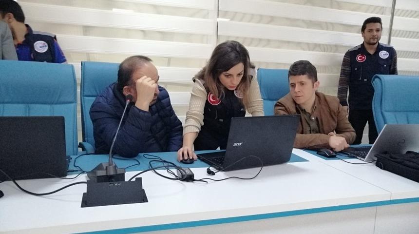 Amasya&rsquo;da afet m&uuml;dahale tatbikatı yapıldı