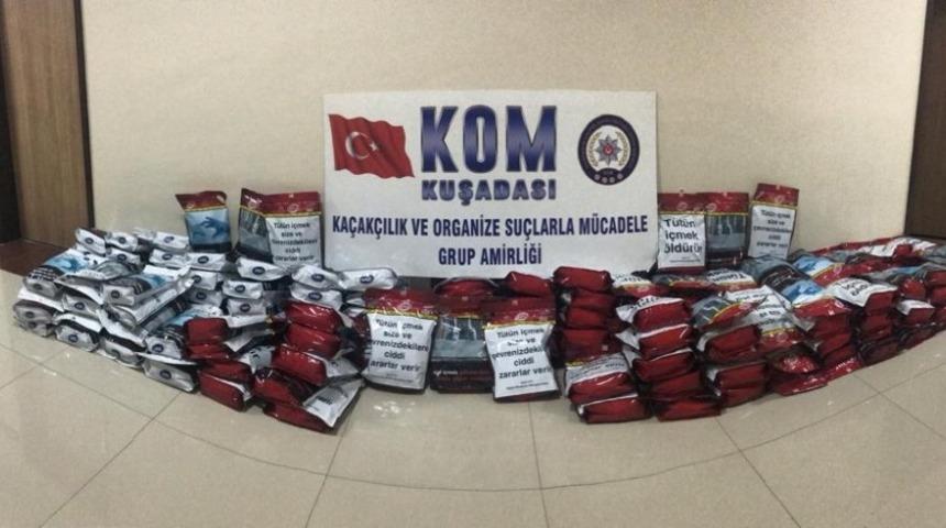 Kuşadası&rsquo;nda sahte bandroll&uuml; t&uuml;t&uuml;n operasyonu