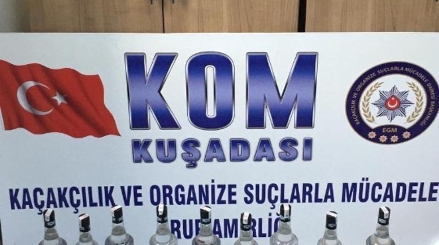 Kuşadası&rsquo;nda ka&ccedil;ak i&ccedil;ki operasyonu: 2 g&ouml;zaltı