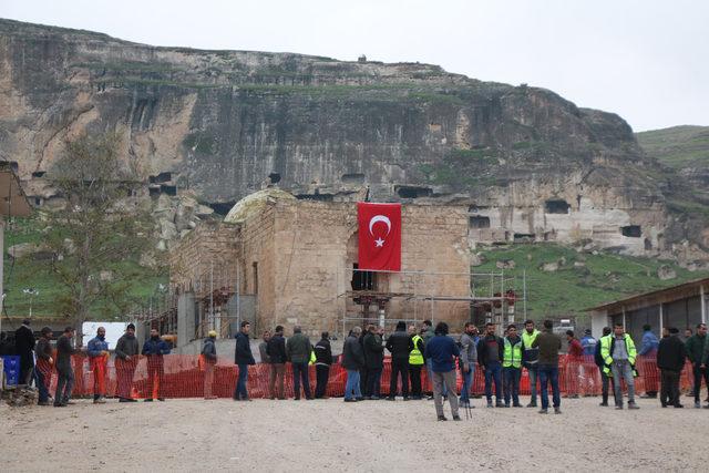 Hasankeyf'teki son eser taşınmaya başladı