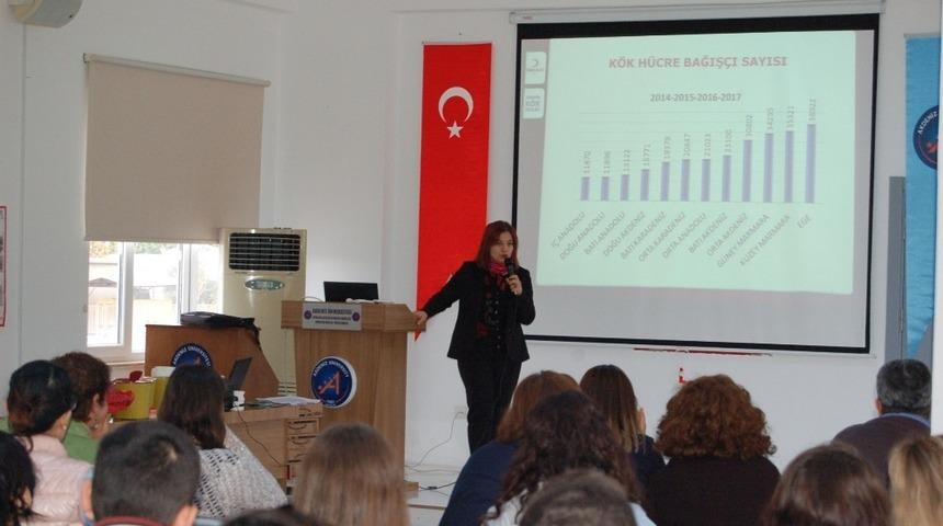 Kumluca Meslek Y&uuml;ksekokulu&rsquo;nda K&ouml;k H&uuml;cre Bağışı Semineri D&uuml;zenlendi