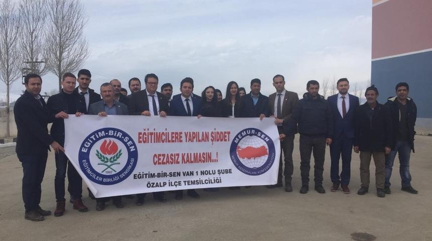 Öğrenci velisinden okul müdürüne darp