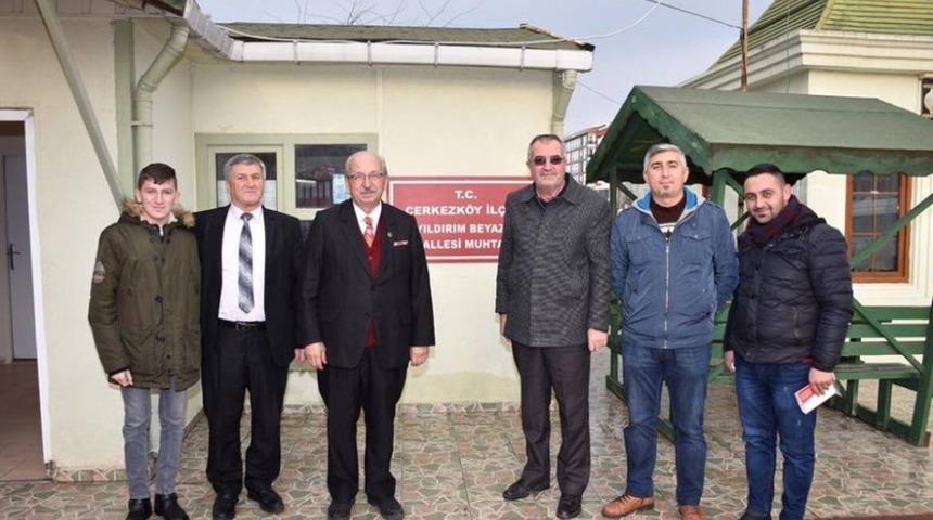 Başkan Albayrak muhtarları tek tek gezdi