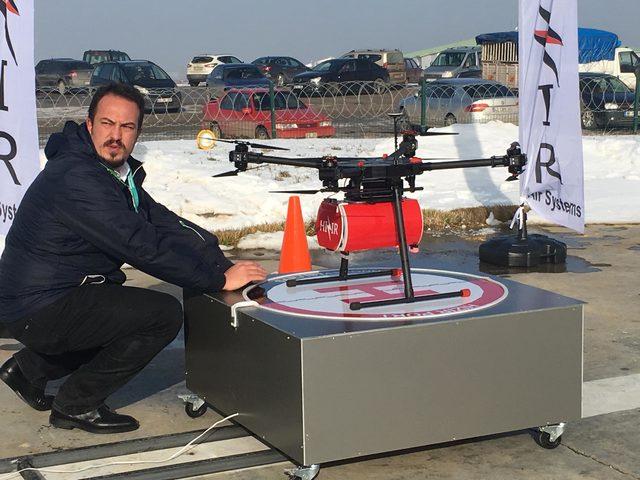 Acil vakalara kan taşımak için 'Hızır' adlı drone geliştirdiler