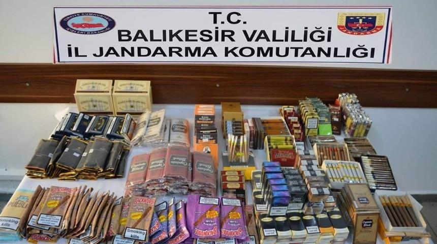 Edremit&rsquo;te ka&ccedil;an t&uuml;t&uuml;n operasyonu