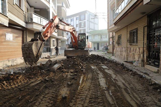 Turgutlu’da 7 sokakta yenileme çalışması