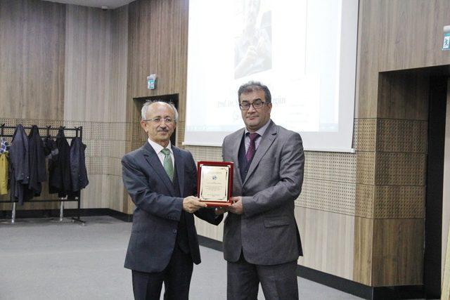 SAÜ’de ‘Prof. Dr. Mehmet Mehdi Ergüzel’e’ veda programı düzenlendi