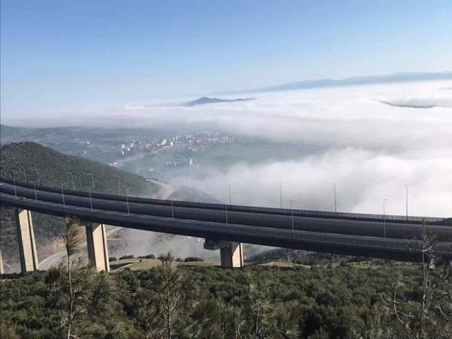 Nurdağı’nda sisten göz gözü görmedi