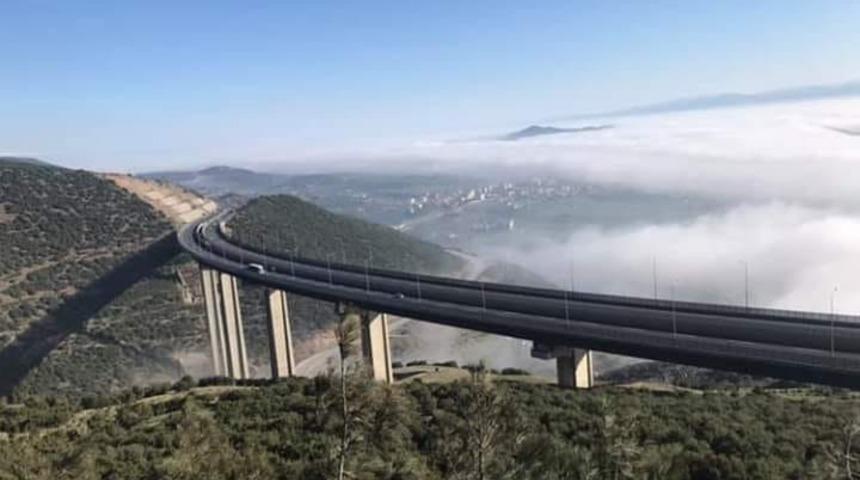 Nurdağı&rsquo;nda sisten g&ouml;z g&ouml;z&uuml; g&ouml;rmedi