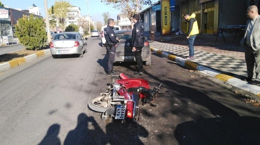 Adıyaman&rsquo;da motosiklet devrildi: 1 yaralı