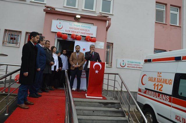 Akkışla İlçe Entegre Hastanesi röntgen ünitesi açıldı