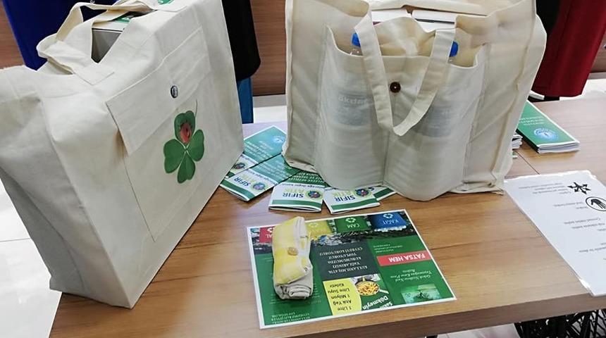 Plastik poşete alternatif bez torbalar tanıtıldı