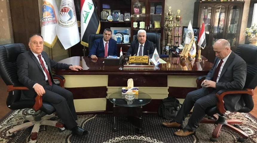 Rekt&ouml;r Polat, Kerk&uuml;k &Uuml;niversitesini ziyaret etti