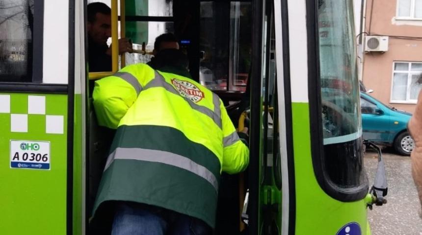 Kocaeli otob&uuml;slerine sıkı denetim