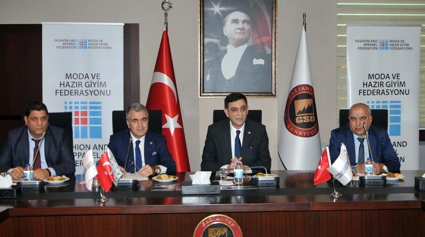 Moda ve Hazır Giyim Federasyonu&rsquo;nun y&ouml;netim kurulu toplantısı GSO&rsquo;da yapıldı