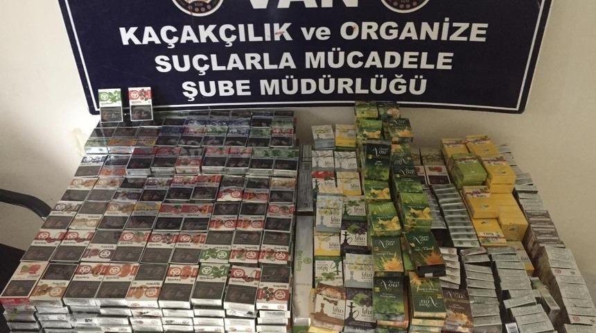 Van&rsquo;da 46 kilo ka&ccedil;ak nargile t&uuml;t&uuml;n&uuml; ele ge&ccedil;irildi