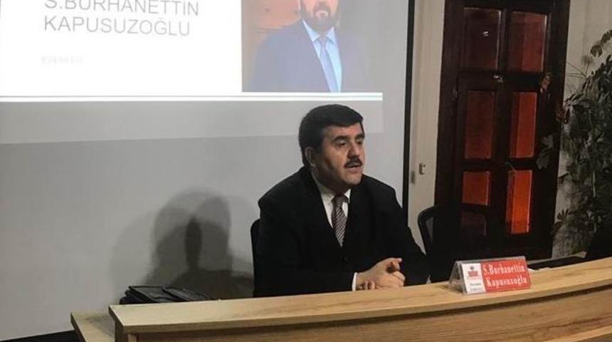Kapusuzoğlu&rsquo;ndan &ldquo;Buhara&rsquo;dan Balkanlara Sarı Saltuk&rdquo; konferansı