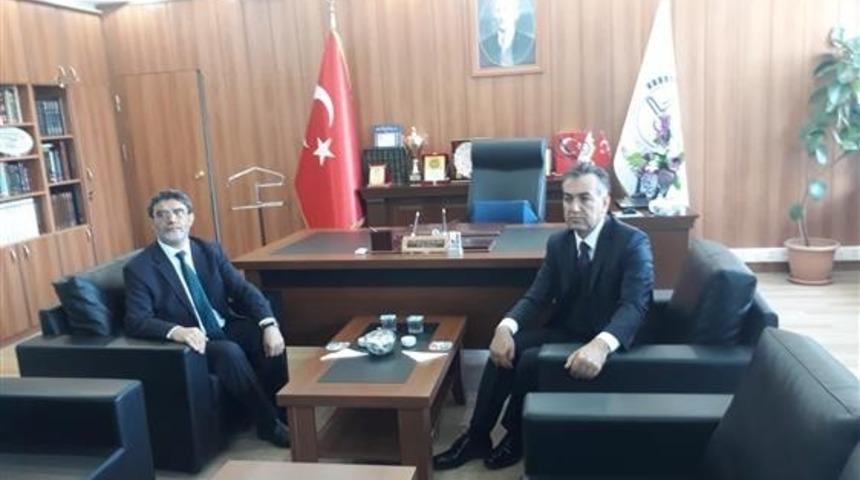 Vali &Ccedil;ağatay&rsquo;dan m&uuml;ft&uuml;l&uuml;ğe iade-i ziyaret