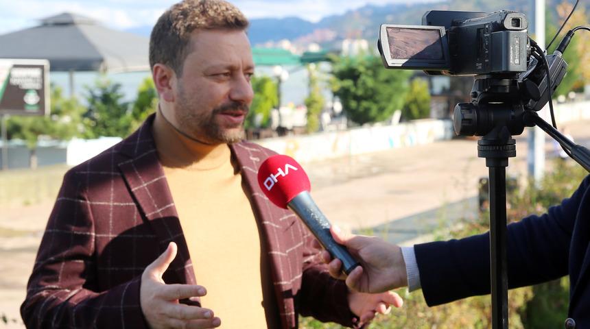 Rize-Artvin Havalimanı'nda 27 metre derinlikteki denize taş dökülüyor