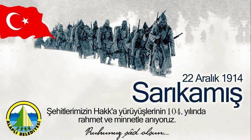 Başkan Tekin&rsquo;in Sarıkamış Şehitlerini andı