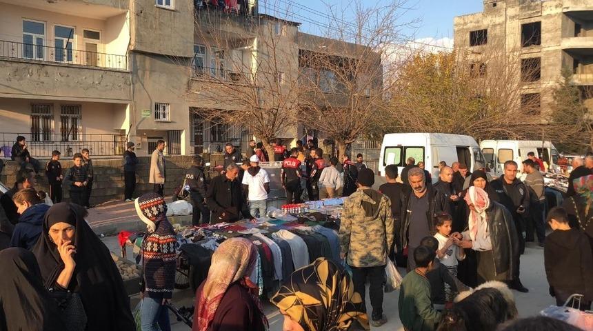 Pazarcılar kavga etti