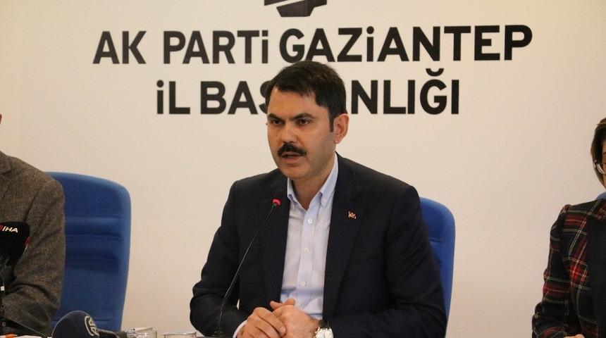 Bakan Kurum projeler hakkında bilgi verdi