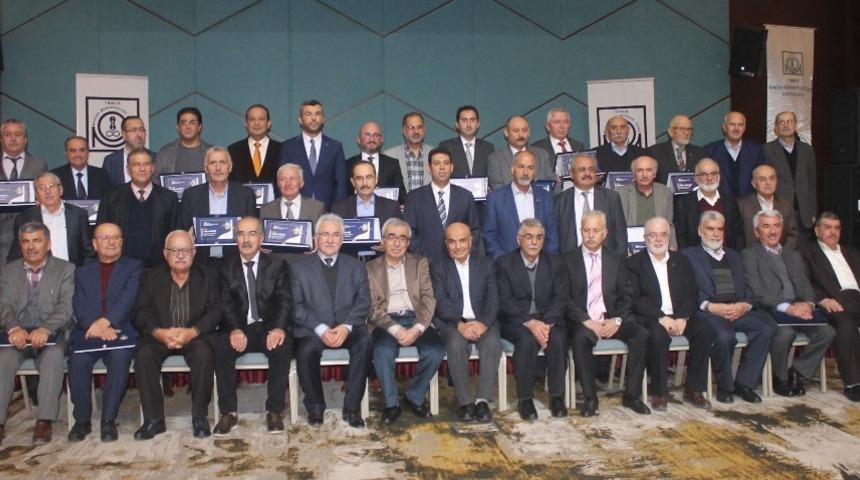 MMO Konya Şubesinden &uuml;yelere plaket