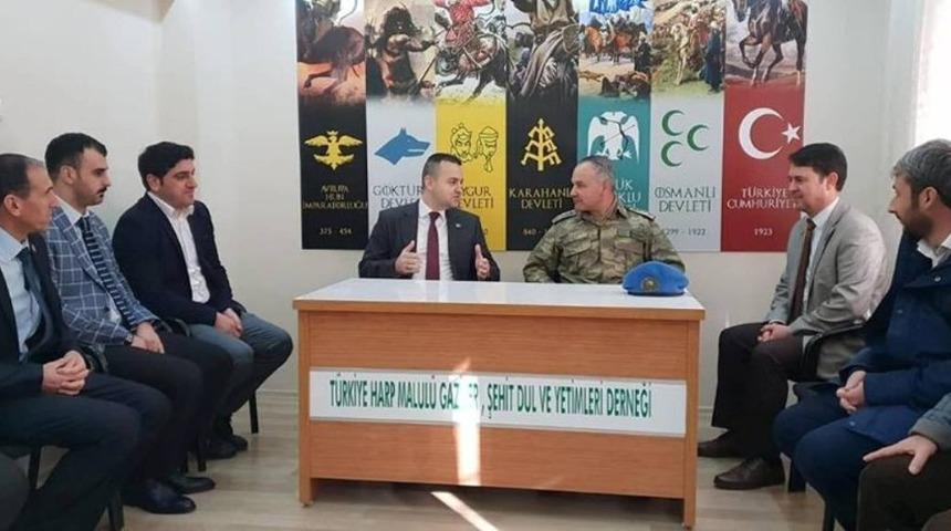 Albay G&uuml;ven Dere&rsquo;den şehit aileleri ve gazilere ziyaret