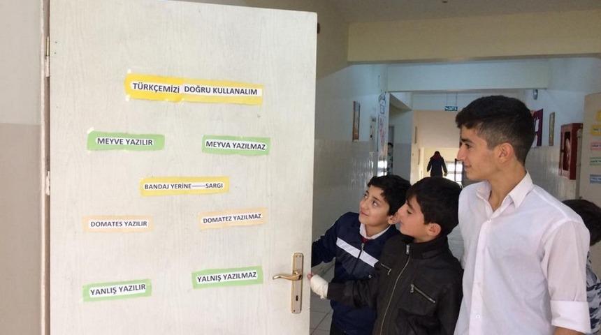 Bismil&rsquo;den &lsquo;T&uuml;rk&ccedil;eyi Doğru Kullanma&rsquo; projesine destek