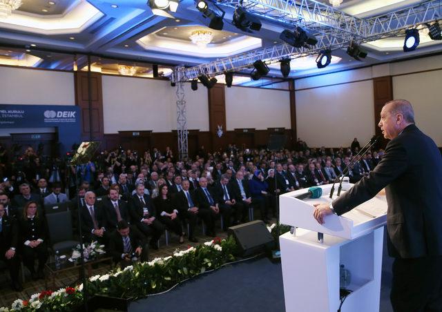 Fotoğraflar // Cumhurbaşkanı Erdoğan, DEİK 2018 yılı Mali Genel Kurulu'nda konuştu