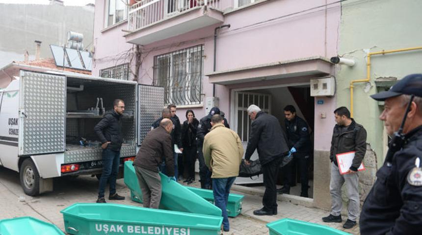 Uşak'ta 3 kardeş evde &ouml;l&uuml; bulundu
