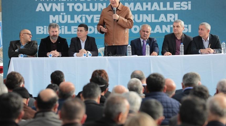 T&uuml;rel, Avni Tolunay halkına m&uuml;jde verdi