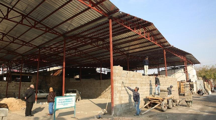 İşyerleri yapılan oduncu pazarı esnafından teşekk&uuml;r