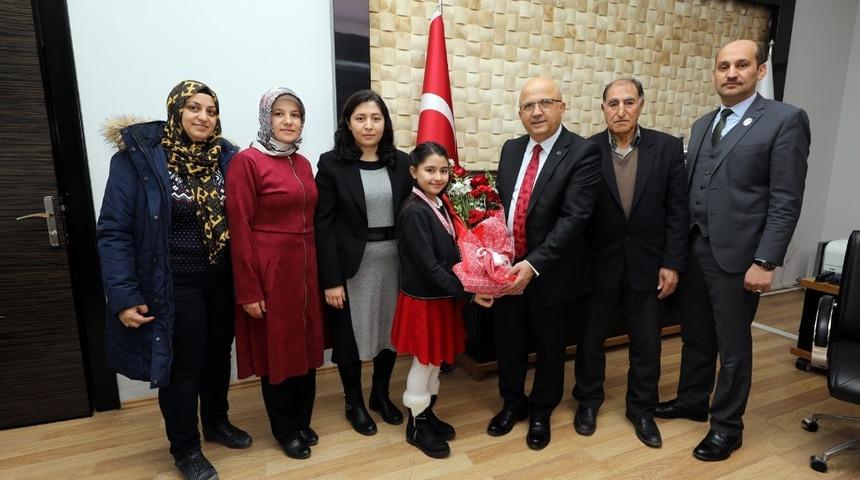 Şehit Piyade Üsteğmen Sami Çifci’nin ailesinden Başkan Çoban’a ziyaret