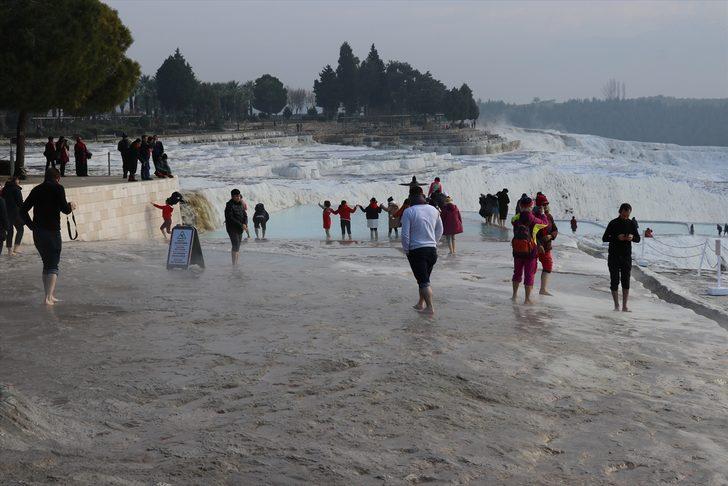 Pamukkale'ye akın ettiler G5