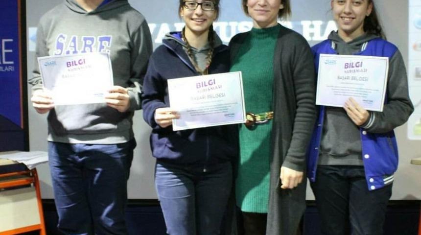 Sare Kolejinde bilenler kazandı